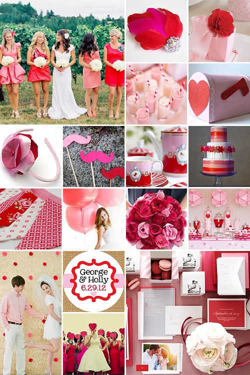 Pink and Red Weddings