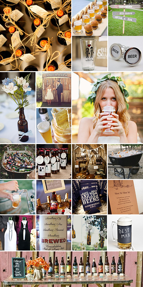 Beer Wedding Theme