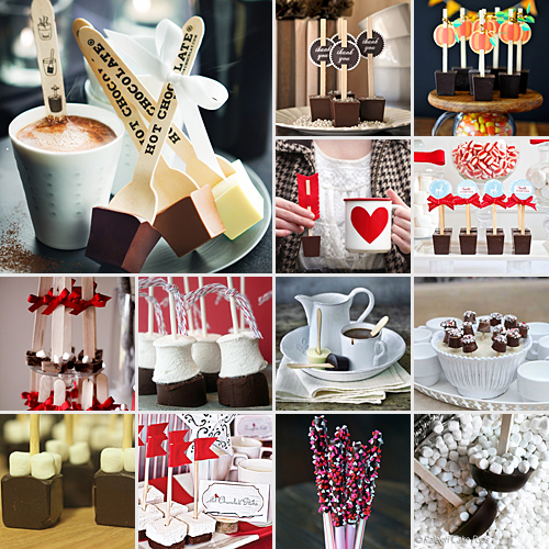 Chocolate on a Stick { DIY Favour }