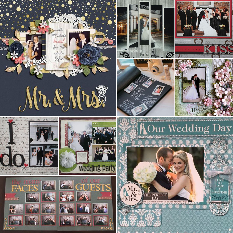 A Non-Scrapbooker's Guide to Creating a Wedding Scrapbook - the thinking  closet