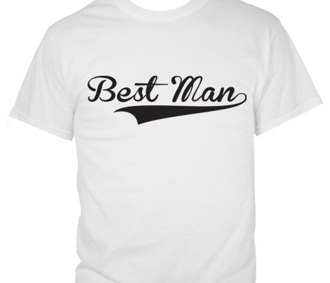 Baseball Style Best Man T-Shirt
